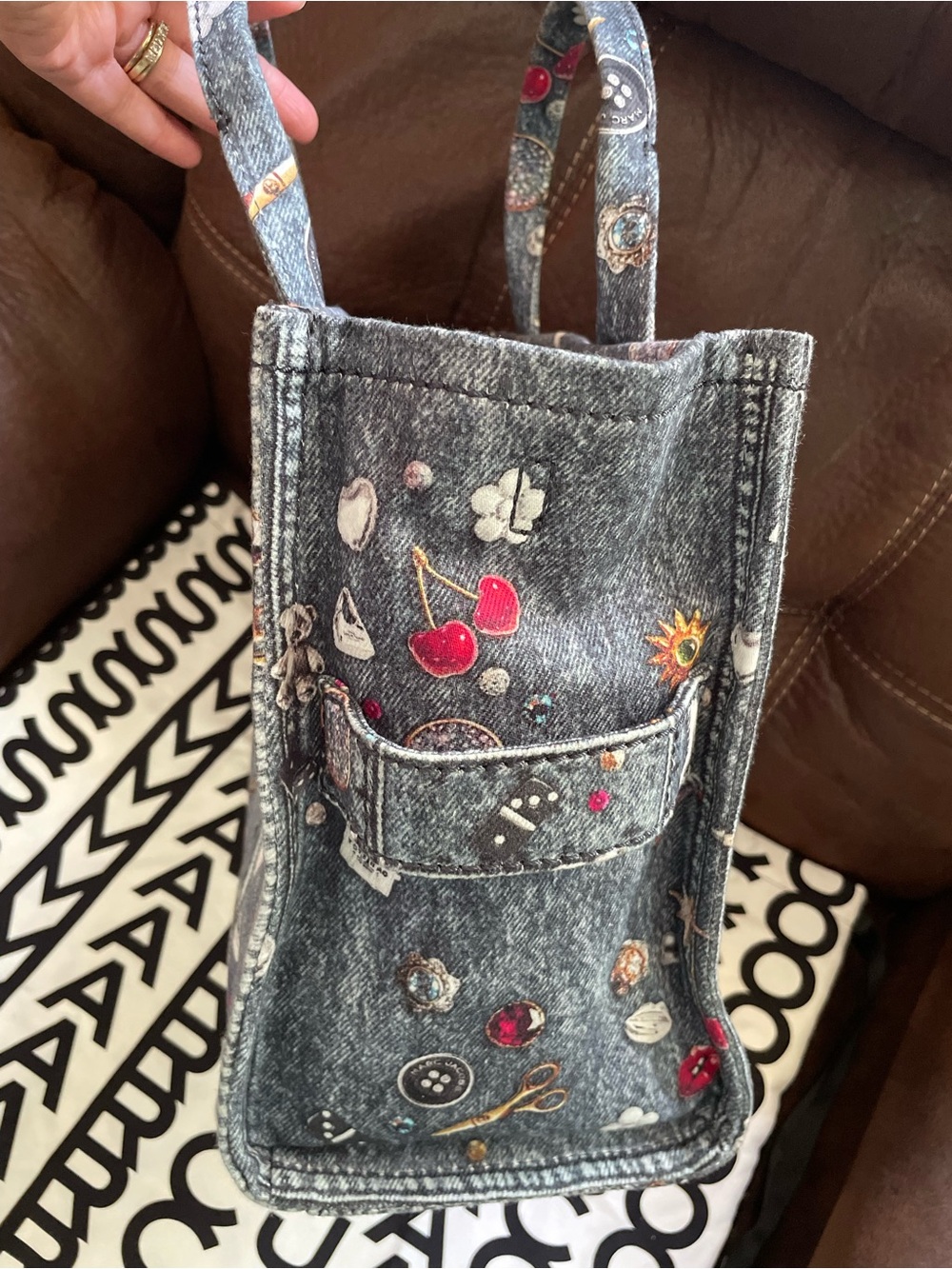 Marc Jacobs Denim Trinket Tote - Picture 7 of 8